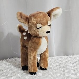 Dakin - Vintage Soft Baby Deer Plush - 1974